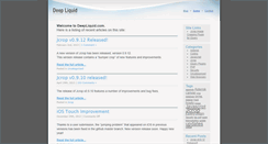 Desktop Screenshot of deepliquid.com